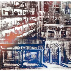 Picture Glass Brooklyn by Mayk Azzato 90x85cm